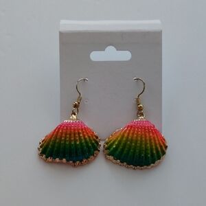 Colorful Seashell Earrings